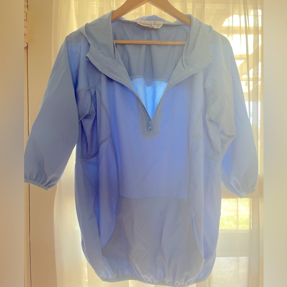 Organic Rags Women’s Activewear tracksuit 2 piece set baby blue